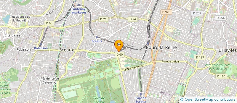 localisation de l'entreprise AMIS DE L ECOLE POLYTECHNIQUE FEMININE à SCEAUX