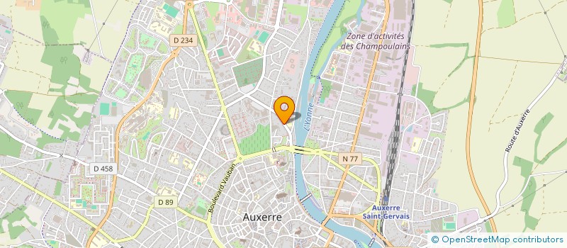 localisation de l'entreprise AMIS DE L ECOLE PSYCHIATRIE AUXERRE à AUXERRE