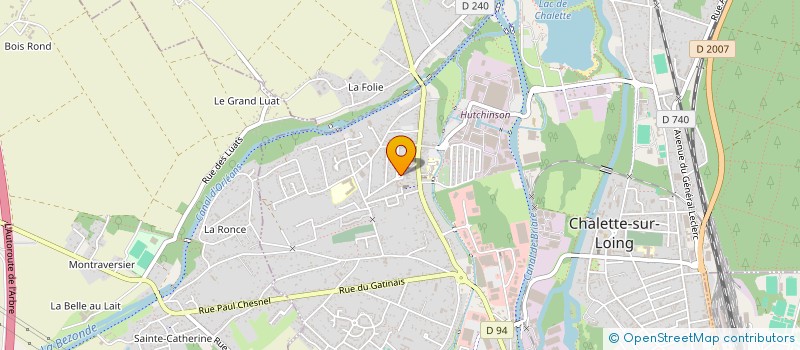 localisation de l'entreprise AMIS DE L'ECOLE VESINES à CHALETTE-SUR-LOING