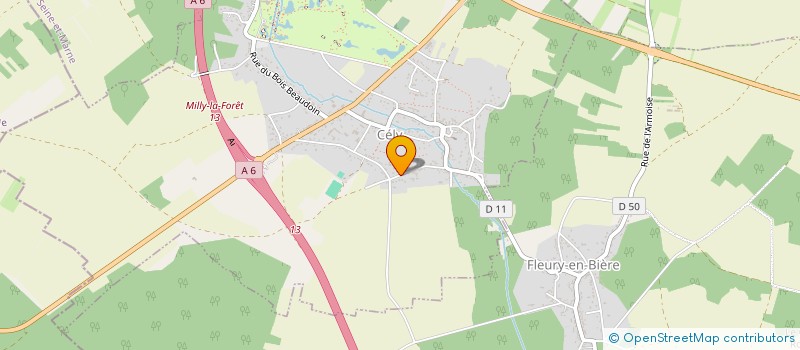 localisation de l'entreprise AMIS DE L'EGLISE ANGLICANE DE FONTAINEBLEAU  CELY