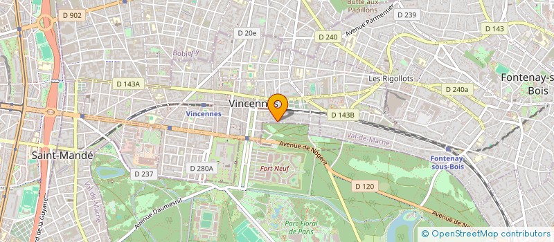 localisation de l'entreprise AMIS DE L'EGLISE GRECO CATHOLIQUE UKRAINIENNE à VINCENNES