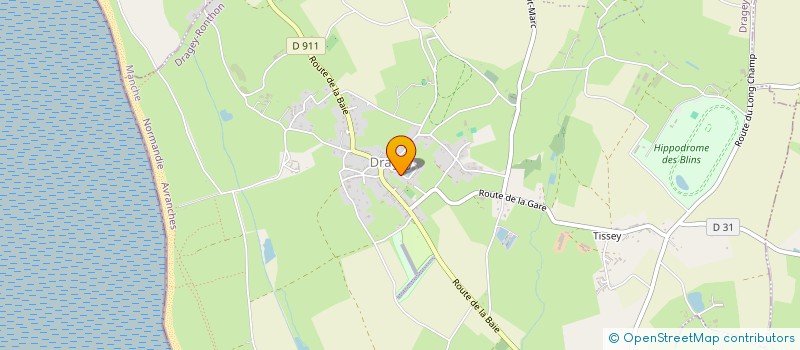 localisation de l'entreprise AMIS DE L'EGLISE SAINT MEDARD DE DRAGEY  DRAGEY-RONTHON