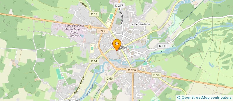 localisation de l'entreprise AMIS DE L'EGLISE SAINT PIERRE ET SAINT LAURENT DE BAUGE-EN-ANJOU à BAUGE-EN-ANJOU