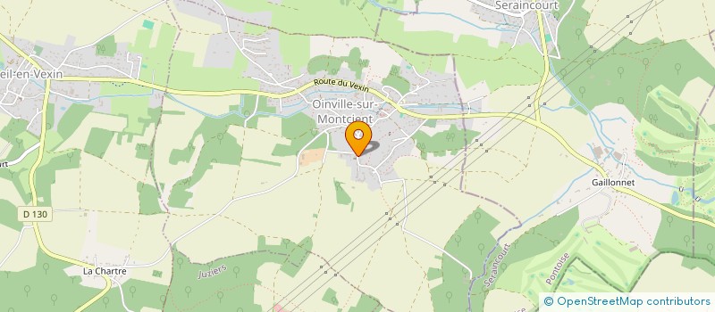 localisation de l'entreprise AMIS DE L'EGLISE SAINT SEVERIN D'OINVILLE  OINVILLE-SUR-MONTCIENT