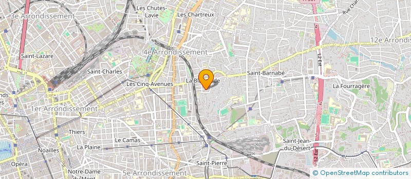 localisation de l'entreprise AMIS DE L INSTRUCTION LAIQUE BLANCARDE à MARSEILLE