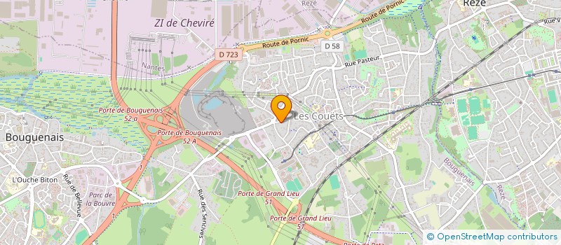 localisation de l'entreprise AMIS DE L ORGUE DE BOUGUENAIS  BOUGUENAIS