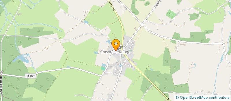 localisation de l'entreprise AMIS DE L'ORGUE DE CHEVIRE LE ROUGE  BAUGE-EN-ANJOU