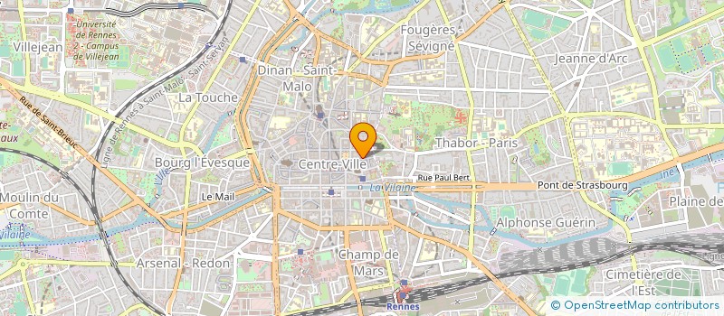 localisation de l'entreprise AMIS DE L'ORGUE DE SAINT GERMAIN  RENNES