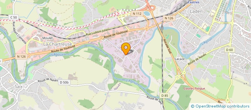 localisation de l'entreprise AMIS DE L'ORIENT DE CASTRES  CASTRES