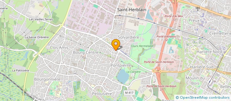 localisation de l'entreprise AMIS DE LA BELOTE & CIE  SAINT-HERBLAIN