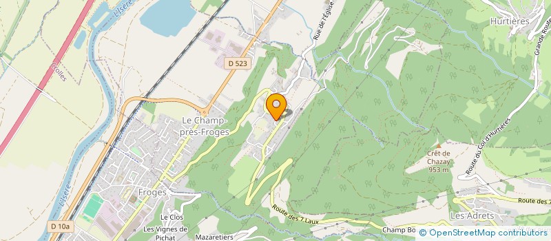 localisation de l'entreprise AMIS DE LA BIBLIOTHEQUE DE LA COMBE DE LANCEY  LA COMBE-DE-LANCEY