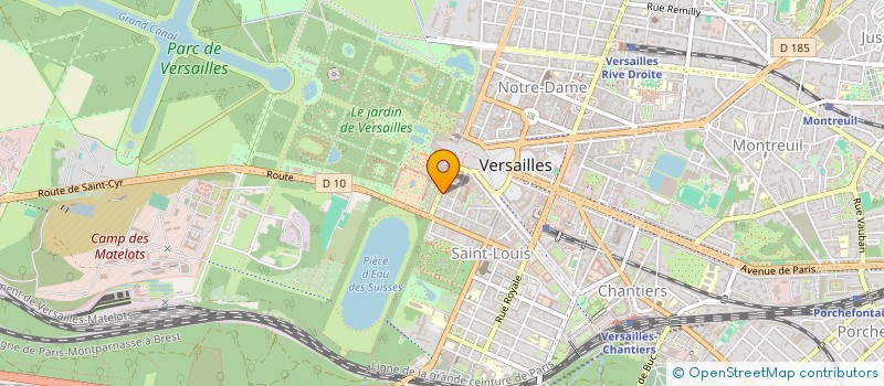 localisation de l'entreprise AMIS DE LA BIBLIOTHEQUE DE VERSAILLES à VERSAILLES