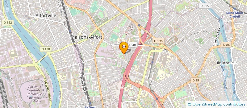 localisation de l'entreprise AMIS DE LA CECILIENNE à MAISONS-ALFORT