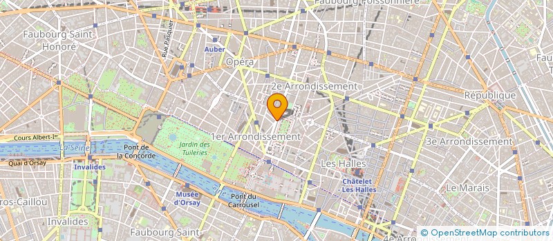 localisation de l'entreprise AMIS DE LA FONDATION A A C à PARIS