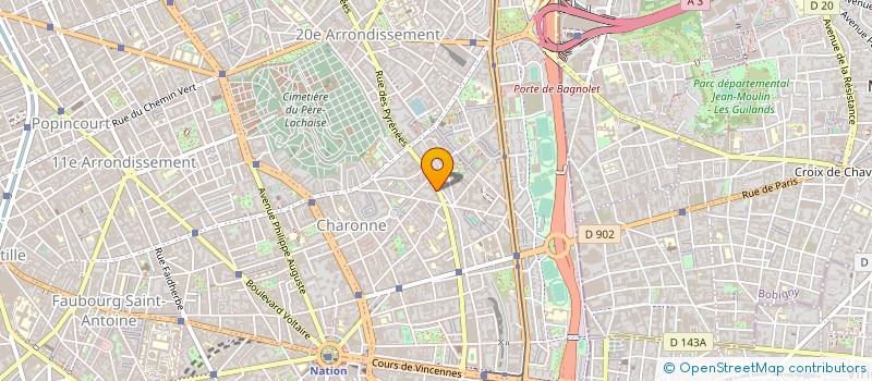 localisation de l'entreprise AMIS DE LA HAUTE SAONE  PARIS