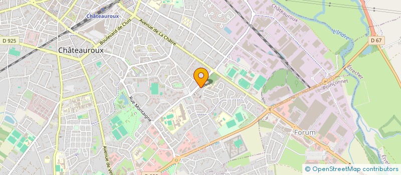 localisation de l'entreprise AMIS DE LA RESISTANCE à CHATEAUROUX