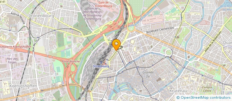 localisation de l'entreprise AMIS DE LA RETRAITE COMPLEMENTAIRE EN ALSACE-LORRAINE à STRASBOURG