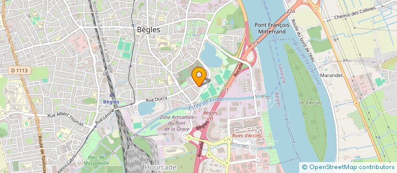 localisation de l'entreprise AMIS DE LA SOLIDARITE à BEGLES