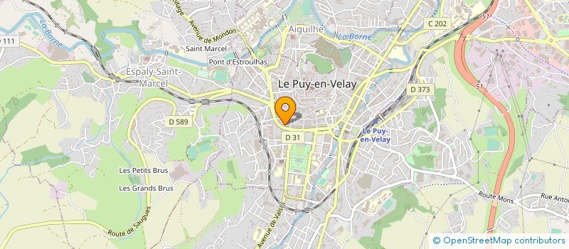 localisation de l'entreprise AMIS DE LA TERRE DU VELAY à LE PUY-EN-VELAY