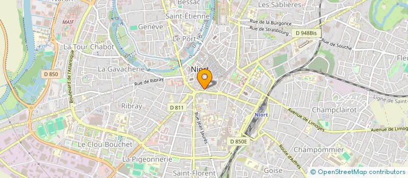 localisation de l'entreprise AMIS DE MESSIDOR à NIORT