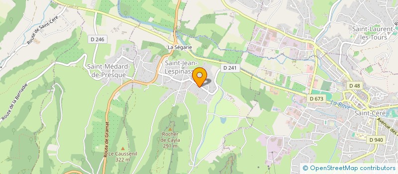 localisation de l'entreprise AMIS DE MONTAL MAURICE FENAILLE  SAINT-JEAN-LESPINASSE