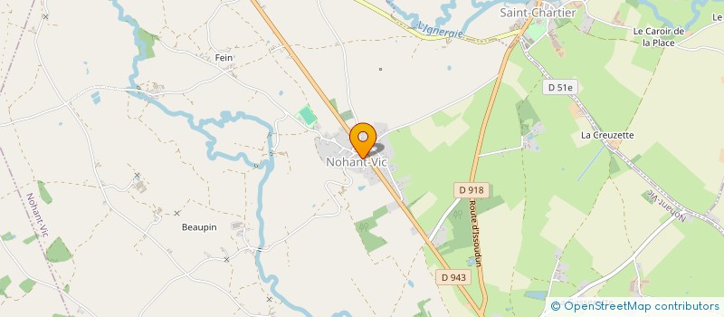 localisation de l'entreprise AMIS DE NOHANT à NOHANT-VIC