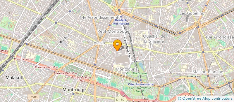 localisation de l'entreprise AMIS DE PENRITH  PARIS 14