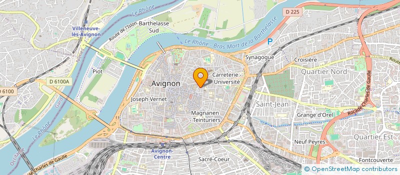 localisation de l'entreprise AMIS DE SABEEL-FRANCE  ADSF  AVIGNON