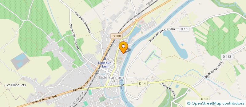 localisation de l'entreprise AMIS DE SIVENS à LISLE-SUR-TARN