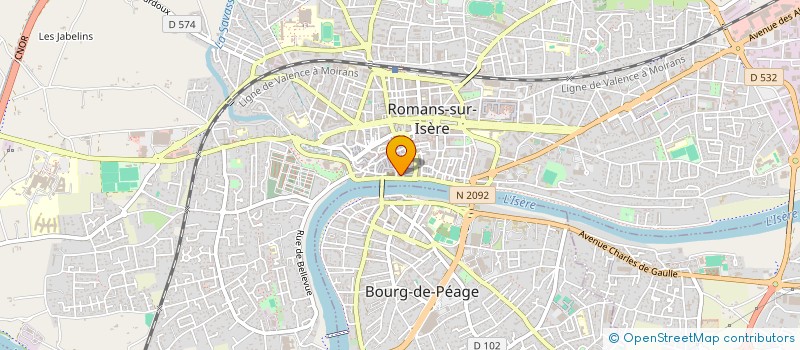 localisation de l'entreprise AMIS DE ST BARNARD CALVAIREDES RECOLLET à ROMANS-SUR-ISERE