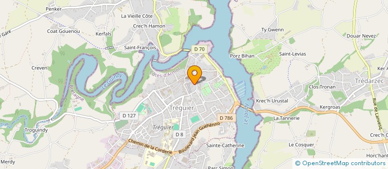 localisation de l'entreprise AMIS DE ZANT ERWAN  TREGUIER