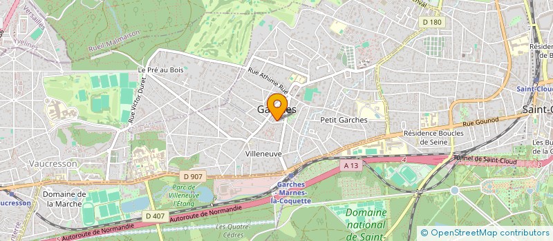 localisation de l'entreprise AMIS DES AFRICAINS à GARCHES