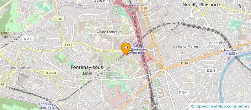 localisation de l'entreprise AMIS DES ARTS à FONTENAY-SOUS-BOIS