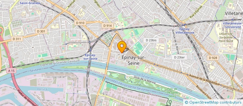 localisation de l'entreprise AMIS DES ARTS à EPINAY-SUR-SEINE