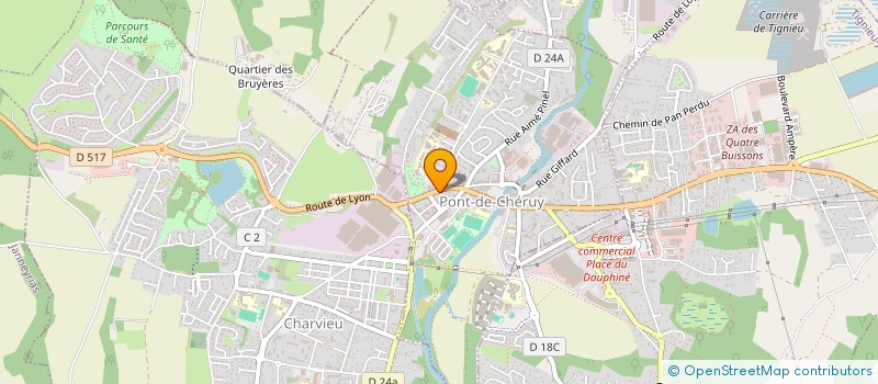 localisation de l'entreprise AMIS DES ARTS DE L AGGLOMERATION DE PONT DE CHERUY à PONT-DE-CHERUY