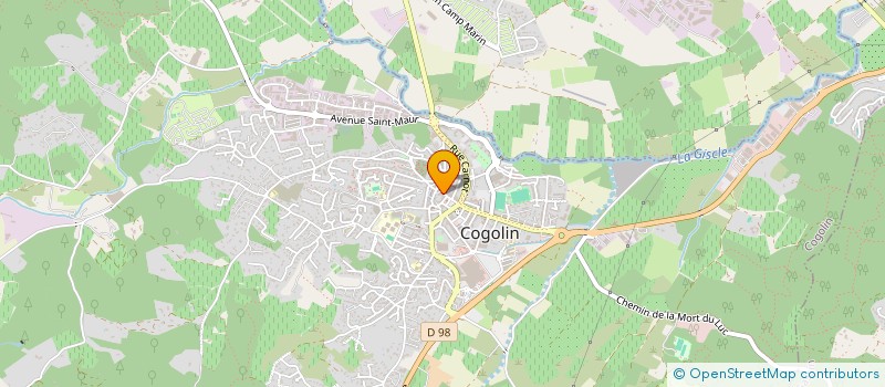 localisation de l'entreprise AMIS DES BRAVADES DE LA SAINT MAUR à COGOLIN