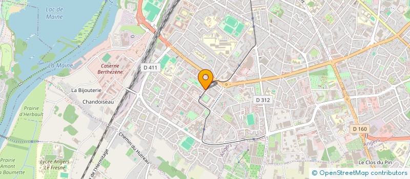 localisation de l'entreprise AMIS DES CHATS D'ANGERS à ANGERS