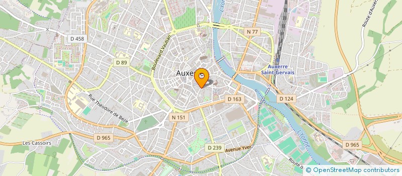 localisation de l'entreprise AMIS DES COLLECTIONS DU MARECHAL DAVOUT à AUXERRE