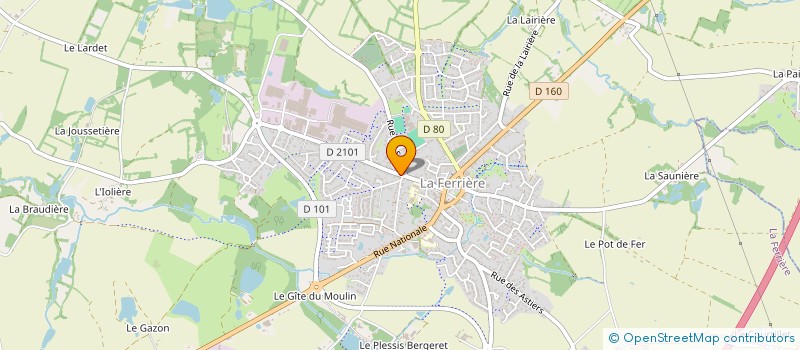 localisation de l'entreprise AMIS DES ECOLES PUBLIQUES à LA FERRIERE