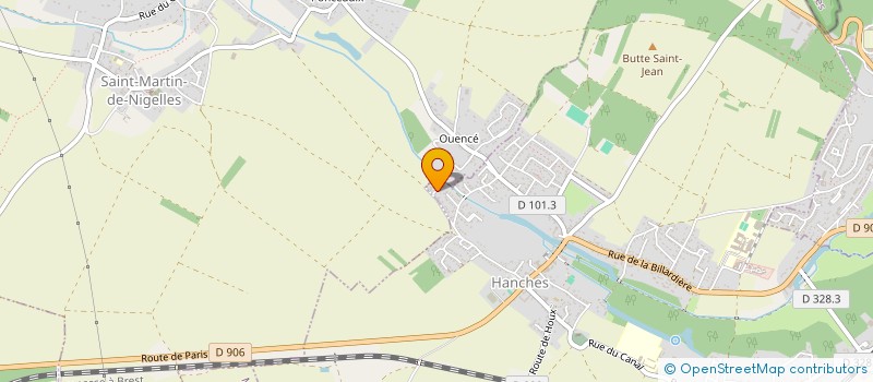 localisation de l'entreprise AMIS DES ENFANTS DE HANCHES à HANCHES
