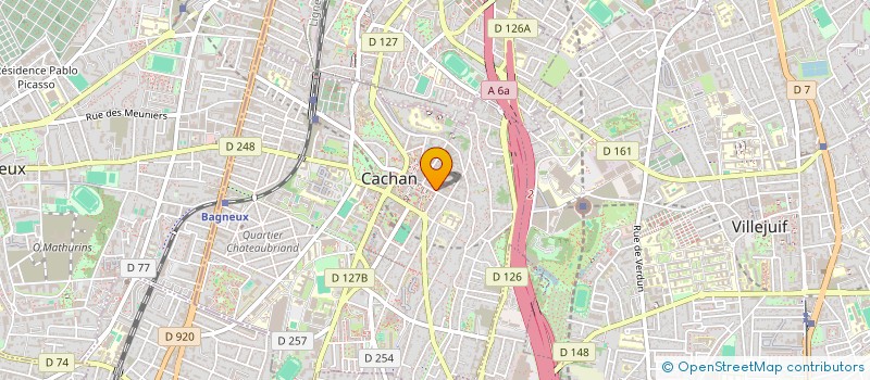 localisation de l'entreprise AMIS DES FANTAISIES D'AY à CACHAN