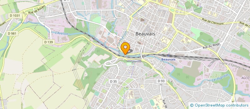 localisation de l'entreprise AMIS DES FETES JEANNE HACHETTE  BEAUVAIS