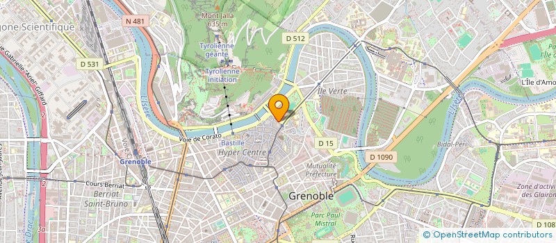 localisation de l'entreprise AMIS DES ORGUES DE LA CATHEDRALE DE GRENOBLE  GRENOBLE