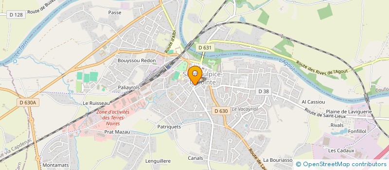 localisation de l'entreprise AMIS DES ORGUES DE SAINT-SULPICE  SAINT-SULPICE-LA-POINTE