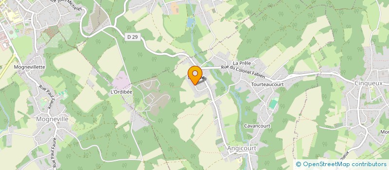 localisation de l'entreprise AMIS DES PETITS FRERES DES PAUVRES DE CREIL-CLERMONT-LIANCOURT  ANGICOURT