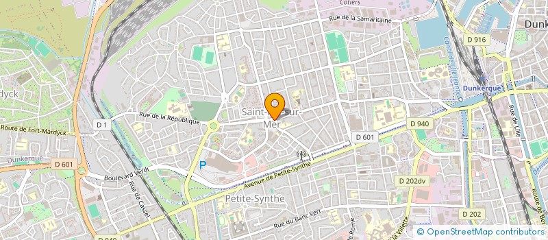 localisation de l'entreprise AMIS DES SOCIETES SPORTIVES à DUNKERQUE