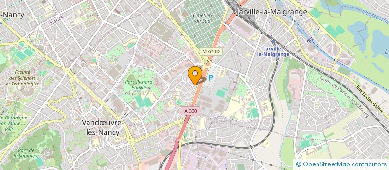 localisation de l'entreprise AMIS DES TRAVAILLEURS PAUVRES  VANDUVRE-LES-NANCY