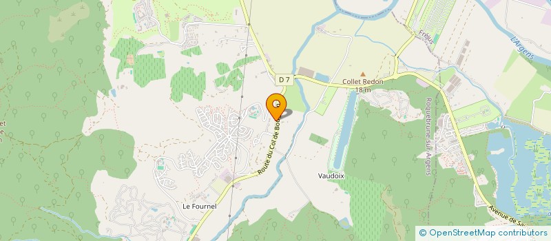 localisation de l'entreprise AMIS DU GOLF DE ROQUEBRUNE SUR ARGENS  ROQUEBRUNE-SUR-ARGENS