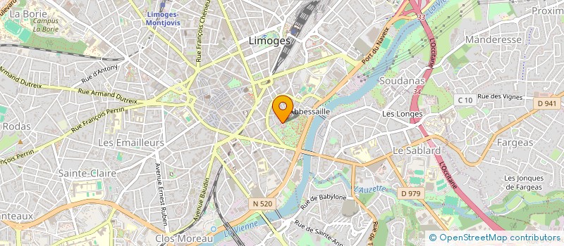 localisation de l'entreprise AMIS DU MUSEE DES BEAUX ARTS DE LIMOGES à LIMOGES