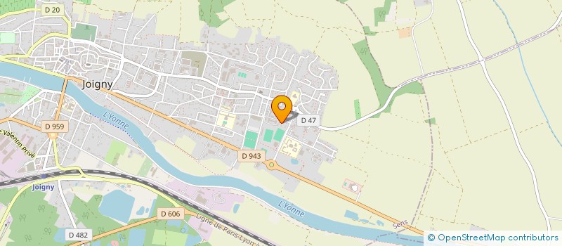 localisation de l'entreprise AMIS DU MUSEE ENCYCLOPEDIQUE DE BOURGOGNE  JOIGNY